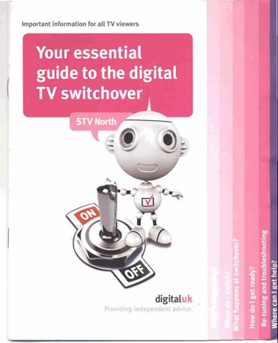 Household guide to television switchover analogue to digital 2010