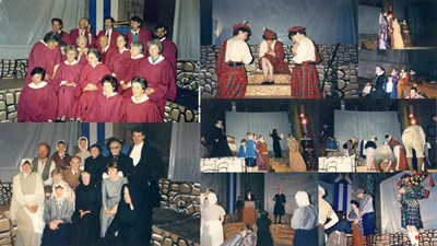 Stage prodution on history of Dornoch 1989
