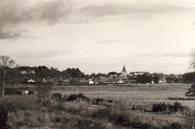 View of Dornoch from Lonemore c 2003