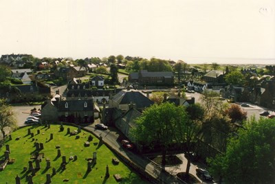 View from the Cathedral tower looking east
