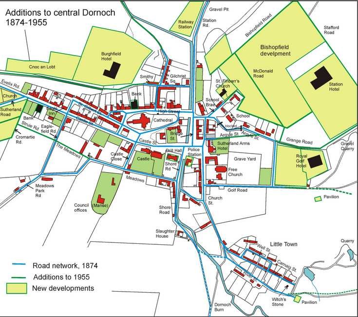 Dornoch additions 1874 -1955
