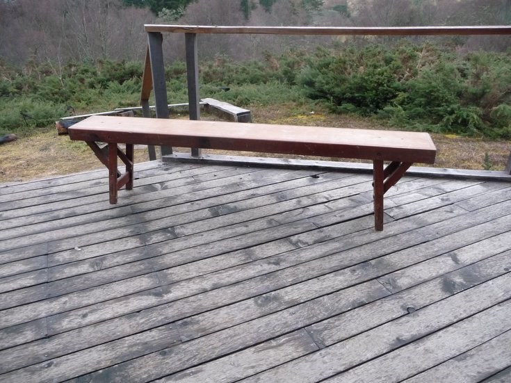 School benches from Larachan School