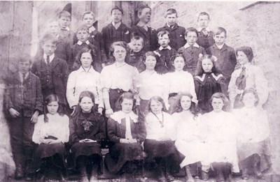 Dornoch school class c 1900