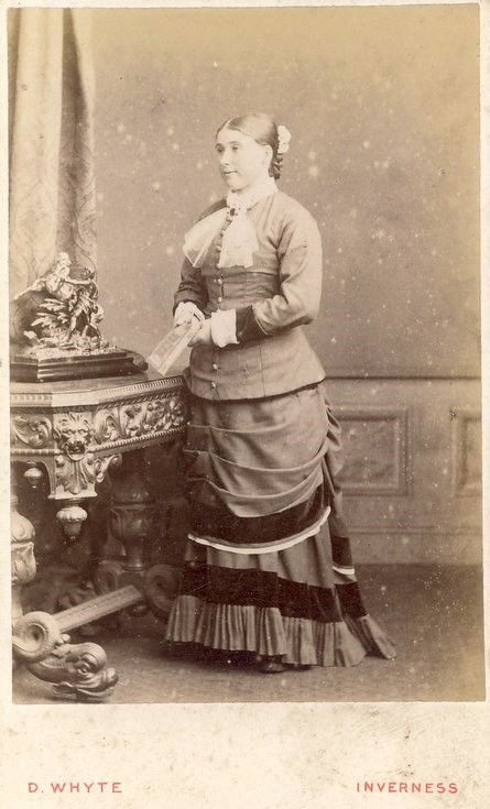 Studio portrait of a lady thought to be of the Bremner family