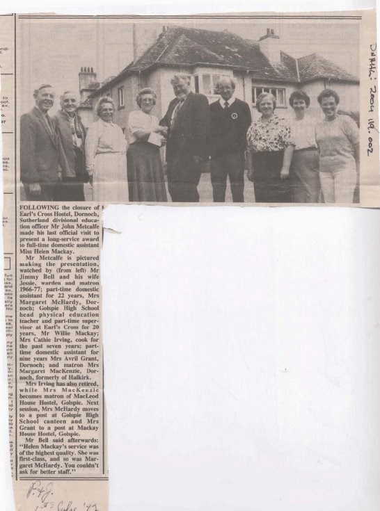 Closure of Earl's Cross school hostel