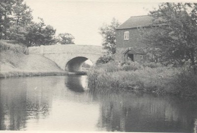 Bridge over the Whittington Cana;