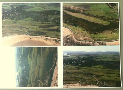 Aerial photographs of Dornoch