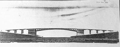 Diagram of Robert Stevenson design for Dornoch Bridge 1830