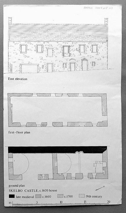 Skelbo Castle House drawings