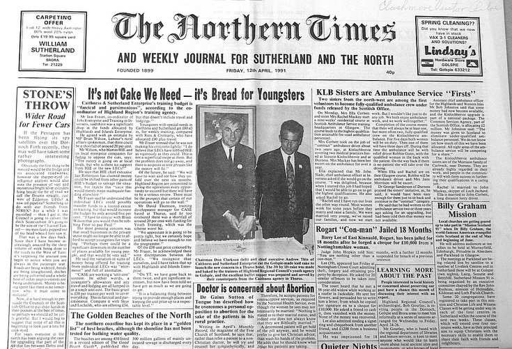 Northern Times 12 April 1991