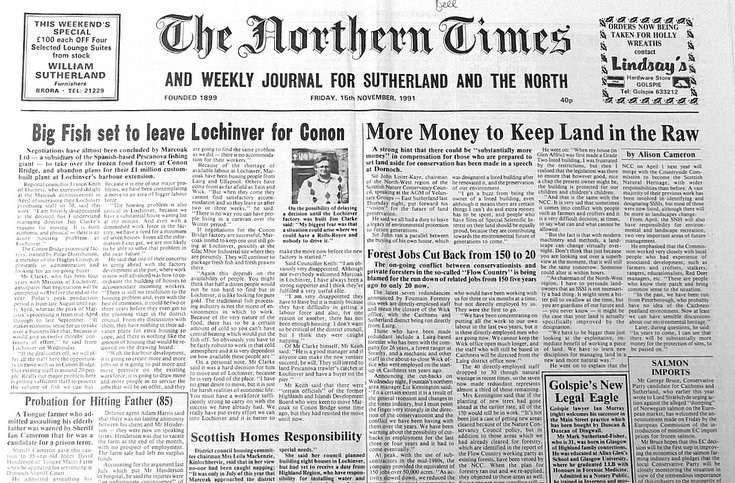Northern Times 15 November 1991