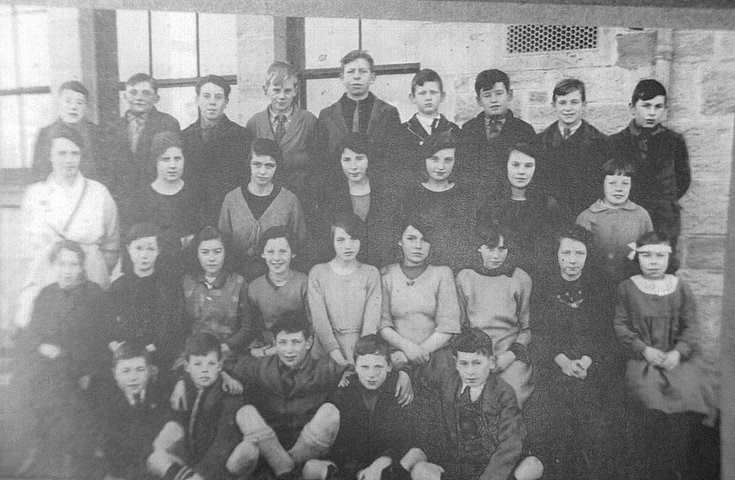 Group of pupils, Dornoch Academy