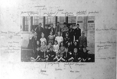 Group of pupils, Dornoch Academy