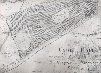 Cyderhall/Sidera 1810 map