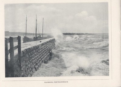 Portmahomack album - stormlashed Harbour at Portmahomack