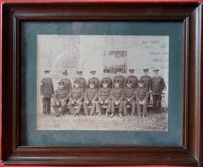 Sutherland Police Force - framed group photograph c 1890