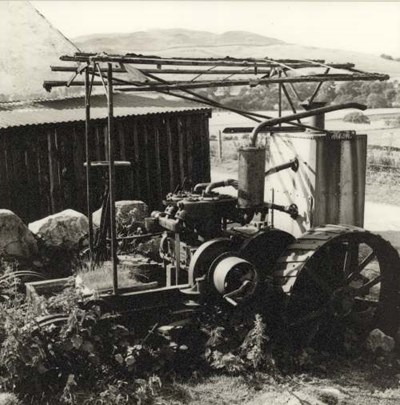 photograph of the Torboll Street Farm tractor 