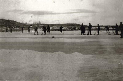 photograph of curling at Loch an Treel