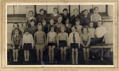 Group photograph of Dornoch Academy  c 1939 - 40
