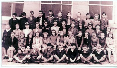 Dornoch Academy pupils group photograph c  1947/48