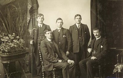 Group of unknown men