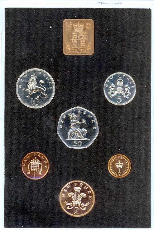 Coinage of the UK 1971