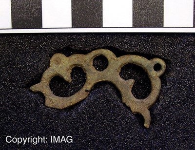 Treasure Trove objects from Balloan, Dornoch - Spur Buckle