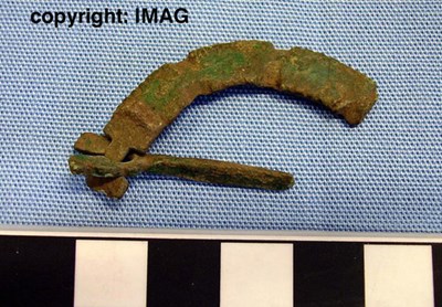 Treasure Trove objects from Dornoch N of Burghfield - Alloy Brooch