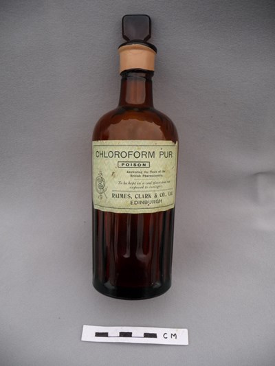 Doctor's medical bag contents: Chloroform — Anaesthetic for inhaling