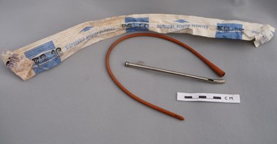 Doctor's medical bag contents: Urethral catheter