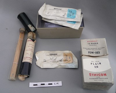 Doctor's medical bag contents: Sutures