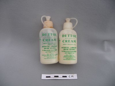 Doctor's medical bag contents: Antiseptic cream for hands