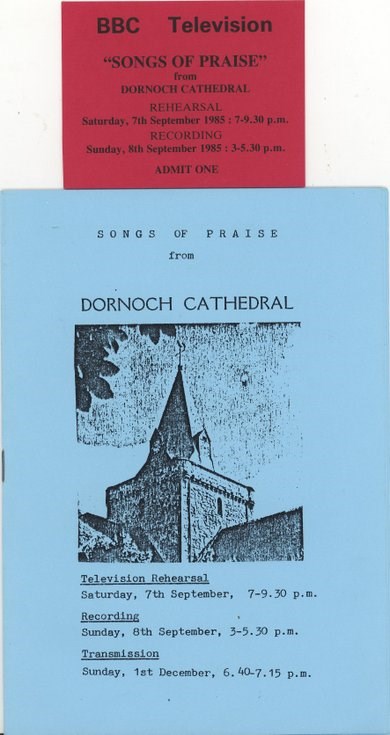 Songs of Praise from Dornoch Cathedral 1985