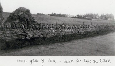 Copy of monochrome photograph of Cnoc an Lobht