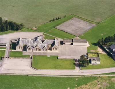 Dornoch Academy aerial photograph