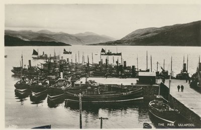 Fishing scenes around Scotland - 'The Pier Ullapool'