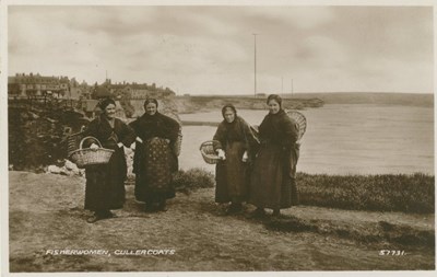Fishing scenes around Scotland - 'Fisherwomen Cullercoats'