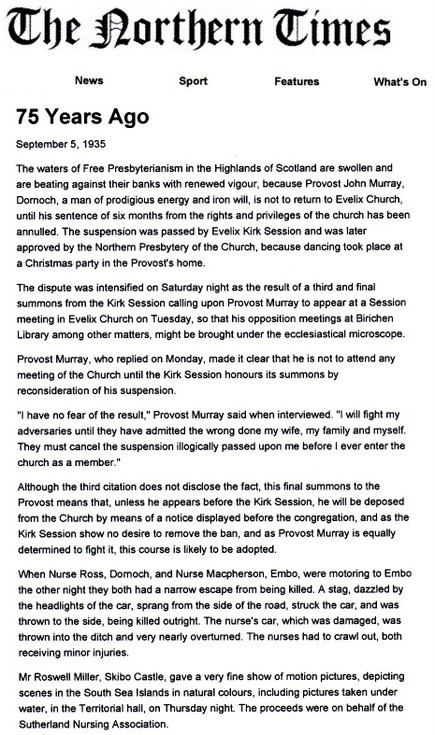 Waters of Free Presbyterianism in the Highlands swollen