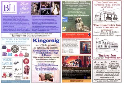 Dornoch - Highland Histories - advertisements
