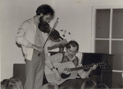 Dornoch Festival Week activities c 1979 - Music duo