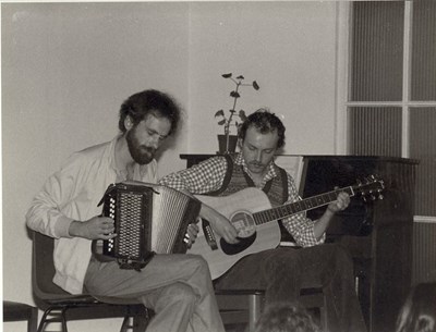 Dornoch Festival Week activities c 1979 - Music duo