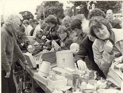 Dornoch Festival Week activities c 1979 - Street Market