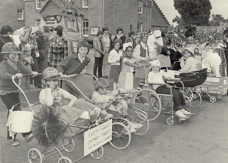 Dornoch Festival Week activities c 1979 - Junior pram race entrants