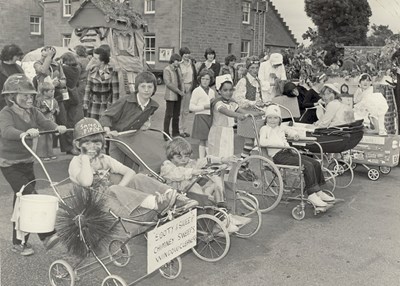 Dornoch Festival Week activities c 1979 - Junior pram race entrants