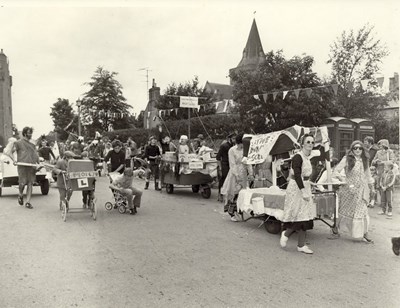 Dornoch Festival Week activities c 1979 - Pram race senior entrants