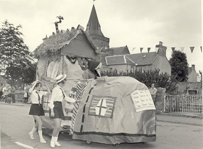 Dornoch Festival Week activities c 1979 - Pram race senior