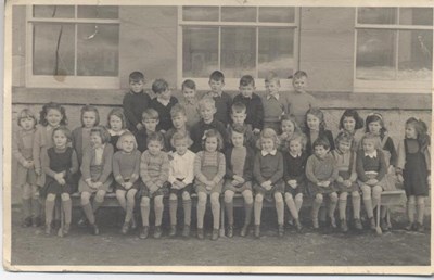 Dornoch Primary School Class photograph c 1940s