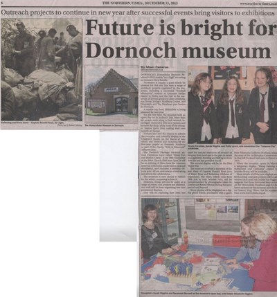 Future is bright for Dornoch museum