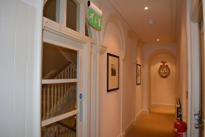 First floor corridor of the Royal Golf Hotel