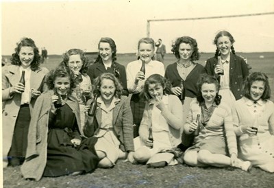 Group photograph of schoolgirls c 1946